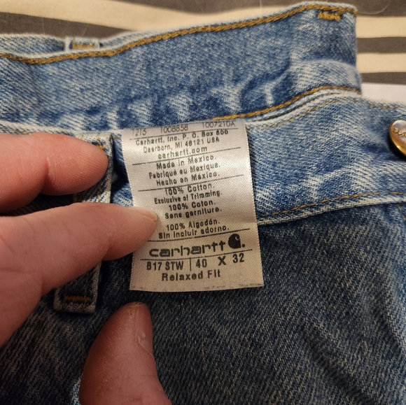 Mens Carhartt Jeans size 40 X 32 - Picture 11 of 16